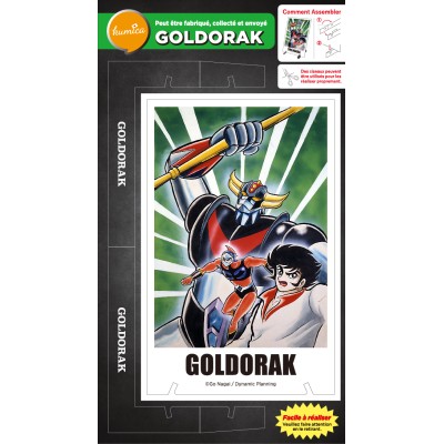 Goldorak - Lot de 6 cartes postales à monter