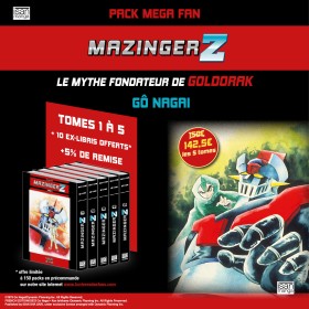 MAZINGER Z - Pack Méga Fan - Tomes 1 à 5 [EXCLUSIF]